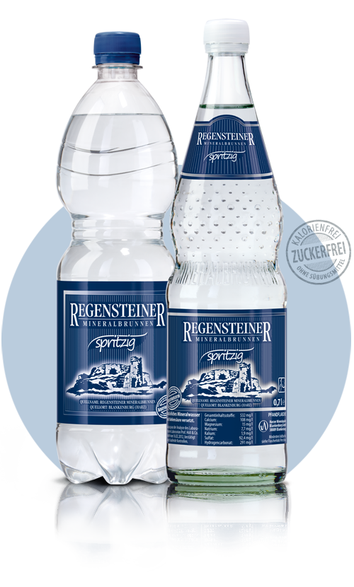 Produktabbildung Regensteiner Mineralwasser spritzig